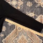 Ava & Viv  Tie Front Rib Knit Black Cozy Sweater Cardigan Women’s Size 1X Photo 7