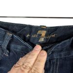 7 For All Mankind Women’s “A” Pocket Flare Dark Wash Jeans Size 30 Photo 4