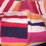 Etcetera Pink, Orange & Navy Striped  Pencil Skirt Size 4 Photo 9