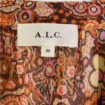 ALC Frank A.L.C. Silk Carly Floral Smocked Mini Dress Size 00 NWT Photo 10