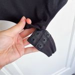 Madewell • Ribbed Spaghetti-Strap Thong Bodysuit black camisole cami square neck Photo 5