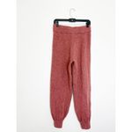 ZARA  Maeve Pink Knit Joggers Size Large High-Waisted Pants Loungewear Cozy Photo 13