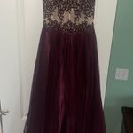 Blondie Nites Strapless Prom Dress Photo 3