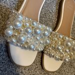 A New Day Women's Sandals with Pearl Accents - Cream - Bridal - Bachelorette Photo 1