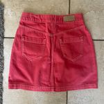 Peach Denim Skirt Pink Photo 1