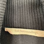 Soft Surroundings  size XS black turtleneck‎ sweater Photo 3