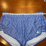 prAna  Poppy Chevron Printed Running Shorts Lined Blue Size‎ XL Photo 7