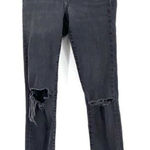 Madewell Women's 9" High-Rise Skinny Distressed Black Jeans Size 23. size 00 Photo 0