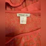 Arden B  Bodycon Dress Cut Out Back Coral/Gold Animal Print Y2K Vintage Small Photo 1