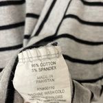 Feathers Gray Asymmetrical Striped Dress size:S (G5)!! Black Photo 3