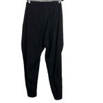 J.Jill Black Linen Blend Pants Elastic Waist Button Ankle Womens XL Tall Photo 3