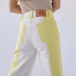 Urban Outfitters BDG  High & Wide Yellow/White Striped  Jeans NWT SZ 26 Photo 5