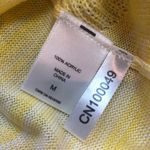 New York And Company Loose Fitting Boxy Style Yellow Short Sleeve Shirt Size Med Photo 8