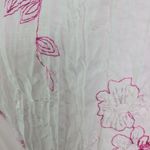 Apt. 9  2X White Pink Embroidered Cotton Dandilion Top Plus Photo 1