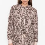 Victoria's Secret Like New Victoria’s Secret Leopard Print Thermal Pullover Hoodie Photo 0