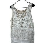 Crotchet Lace Sheer Boho Swim‎ Coverup Beach Midi Dress White Size undefined Photo 5
