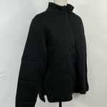 Anthropologie Anthropology THREE DOTS Full Zip Quilted Knit Jacket Black Size L Photo 7