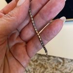 Tacoa Vintage Silver Faux Diamond Tennis Bracelet Photo 2