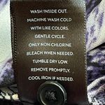 Vera Wang Simply  Tie Dye Abstract Print Blouse Womens S Purple‎ Handkerchief Hem Photo 9