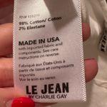 Le Jean White Denim Colette Midi Skirt Size Medium Photo 6