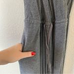 Max Studio Gray Surplice Neck Sleeveless Jogger Jumpsuit Size XS Photo 3