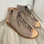 Anthropologie Geewawa lace up sandals size 41 gray taupe Photo 1