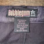 Bubblegum  Vintage Flare Shiny Black l Pants Bootcut Bottoms Size 9/10 Photo 3