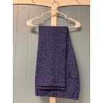 3.1 Phillip Lim  Women's Blue Black Leopard Print High Waisted Cropped Pants Sz 4 Photo 3