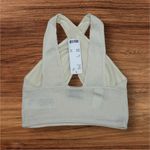 Urban Outfitters  Cross Front Crop Top Keyhole Bra Cream XS Photo 1