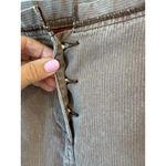 Sundance Pull On Straight Midi Skirt 100% Cotton Brown Women's Size 12 Casual Photo 2