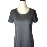 Alo Yoga  Gray Short Sleeve Crew Neck Alosoft Finesse Athletic‎ Tee Size XS Photo 0
