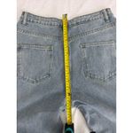 Distressed Graphic Jeans Ripped Mom Jeans High Waist Denim Pants L Blue Size 12 Photo 5
