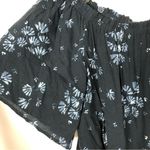 Jack by BB Dakota Rowell Navy Blue Floral Off Shoulder Short Sleeve Top XS Photo 3
