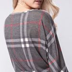 12PM by Mon Ami  Charcoal Plaid Dress Small S Photo 7