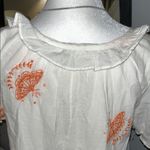 Urban Outfitters .  White and Orange Boho Dress Photo 6