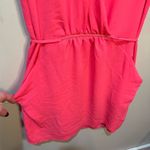 Wilfred Aritzia Sabine Hot Pink Mini Tie Dress sz M Photo 2