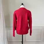 Vintage 80s 90s Boundary Waters Dog Sweater S Red Photo 4