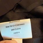 Eileen Fisher  Asymmetrical Neckline Sheath Dress Silk Lined Black Size‎ 6 Photo 6