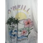 O'Neill  Surf Company Sweatshirt Crewneck Palm Tree Graphic Ivory Small Photo 1