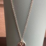 Letter V Necklace Silver Photo 0