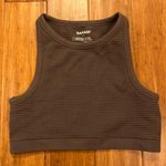 Garage Purple/Grey  Crop Top Photo 0