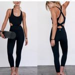 Free People Movement Back It Up Onesie in Blacksz M Photo 1