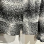 Eddie Bauer Black and Gray Cowl Neck Sweater with Safety Pin Fasteners XS Photo 3