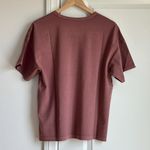 Everlane The Boyfriend Tee in Essential Cotton in Brown Garment Dye, Size Medium Photo 7