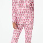 Roller Rabbit Pink Monkey Pajama Set Photo 0
