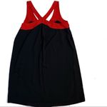 Glam  Red & Black Halter Sleeveless Sheath Dress Photo 3