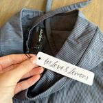 For Love & Lemons Navy Ribbed Chloe Biker Shorts Photo 3