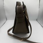 La Terre Chic Taupe PU Leather Shoulder Bag Set w/Matching Wallet Brown Photo 4