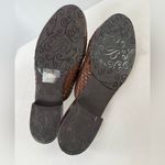 Brighton  Idol Woven Leather Tassel Mules in Brown Size 8 Photo 5