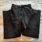 ZARA High waisted black straight jeans Photo 3